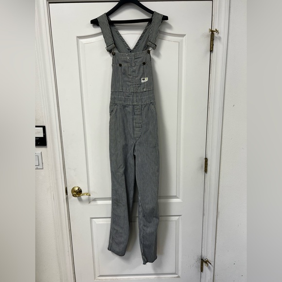 Men’s Vintage Hickory Striped Sears Bib Overalls